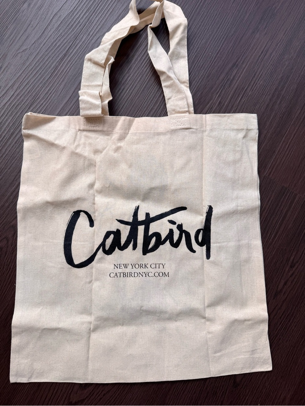 Catbird tote bag